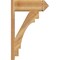 Ekena Millwork Merced Rough Sawn Arts and Crafts Outlooker, Western Red Cedar, 8"W x 22"D x 34"H OUT08X22X34MRC03RWR - alternate 2